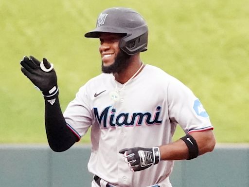 Watch: Jesus Sanchez hits Marlins' fastest homer, sparks win over Orioles