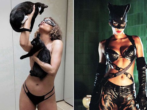 See Halle Berry's topless photos with kittens for 'Catwoman' 20th anniversary: 'Meow!'