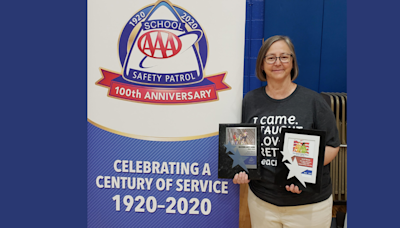 New Glarus elementary teacher honored for work as school safety patrol advisor