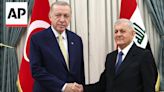 Turkey's Erdogan meets with Iraqi counterpart Rashid on first state visit in a decade