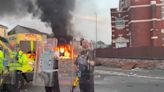 Violent clashes between protesters and police in Southport following stabbings