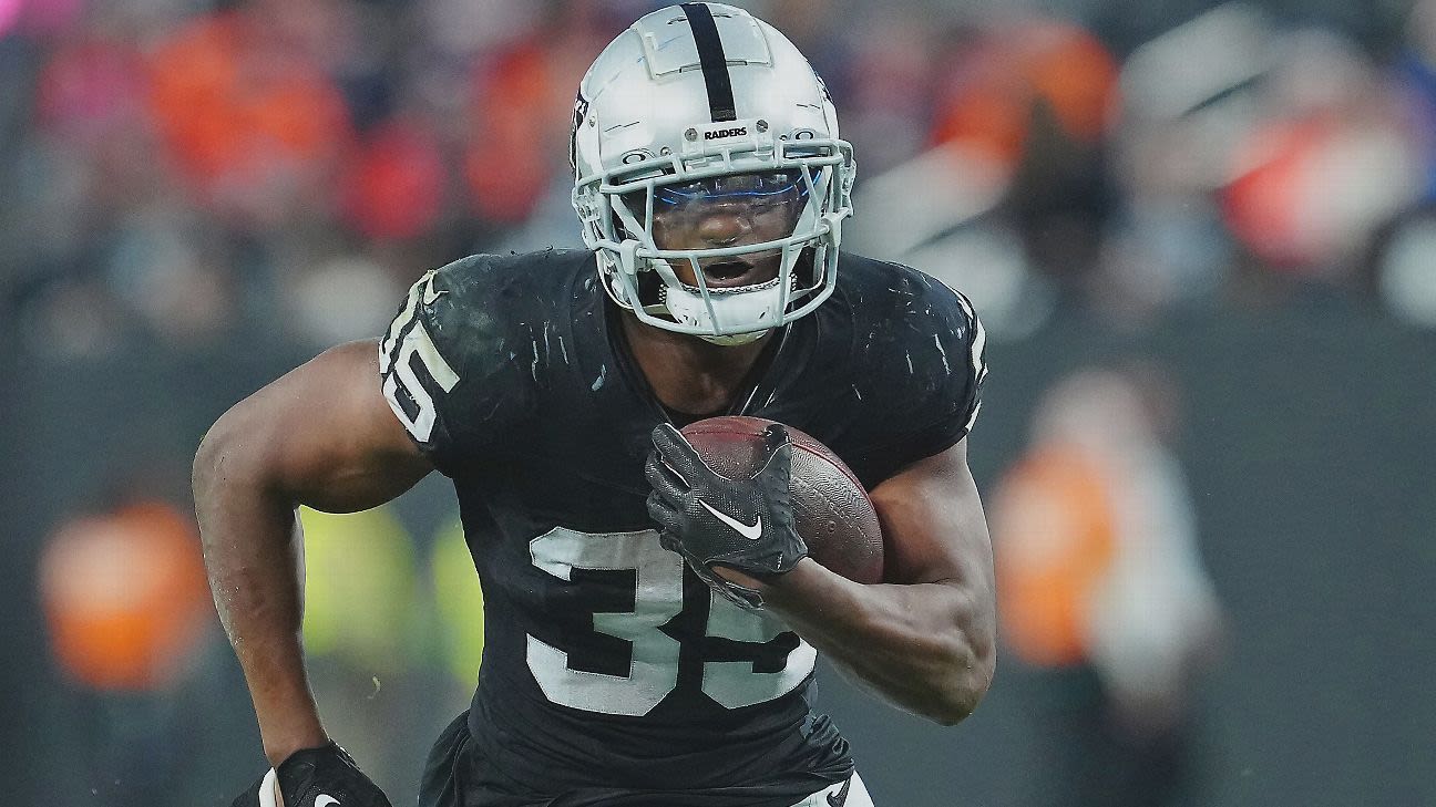 Zamir White, Alexander Mattison ready to roll in Raiders' revamped running back room