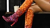 Taylor Swift Glitters in Custom Christian Louboutin Boots During Eras Tour in Paris