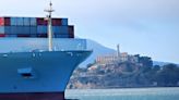 Video reveals nail-biting near-miss between swimmers and a cargo ship in San Francisco Bay