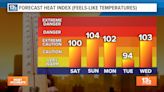 Heat will approach dangerous levels in Coastal Virginia this weekend