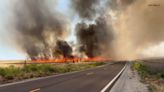 Crews battling grass fire near Highway 145 in Madera County