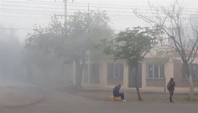 La niebla sorprendió en varios puntos de San Juan