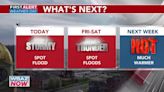 FIRST ALERT WEATHER DAY | Stormy, spot flooding