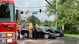 Person pulled from car after crash in Montgomery County