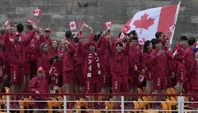 Charron, De Grasse lead Canada in rainy trip down the Seine as Paris Olympics open