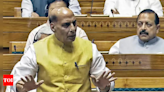 Sensitive issue of national security, Rahul Gandhi misleading nation on Agnipath, says Rajnath Singh | India News - Times of India