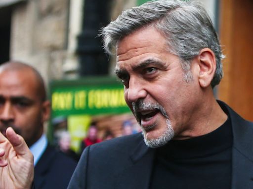 Hollywood legend George Clooney wows fans as he descends on Scots city for bash