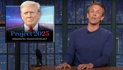 Seth Meyers Shreds Trump’s Attempt to Distance Himself From Project 2025: ‘A Flagrant Lie’ | Video