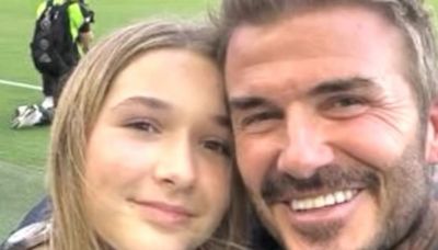 David and Victoria Beckham gush over daughter Harper as she enters teenage years