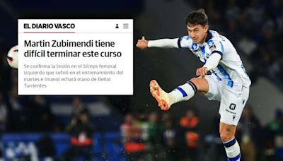 Diario Vasco no espera a Zubimendi en lo que resta de Liga