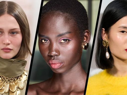 Handsome red lips and grown-up pinks: the best AW24 make-up looks (and how to do them)