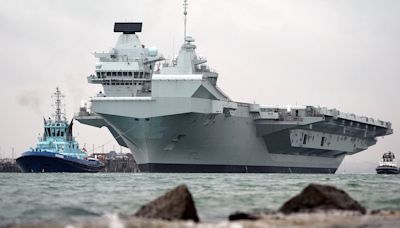 Navy's 'cursed' aircraft carrier returns home after months of repairs