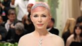 Michelle Williams Sports Cotton-Candy Pink Hair at the 2024 Met Gala