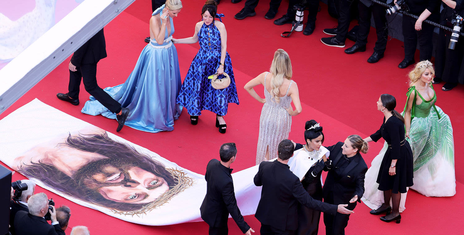 The same Cannes security guard went viral for shooing 4 celebs. What's going on?