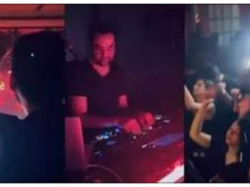 DJ Abhay Deol spins the console at Kolkata gig: 'A place ain't lit till the people ain't dancin' | Hindi Movie News - Times of India