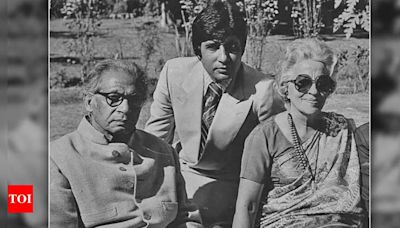 Harivanshrai Bachchan believed that his son Amitabh Bachchan was a reincarnation of his father: 'Uske roop mein mere pitaji ki aatma aa rahi hai' | Hindi Movie News - Times of India