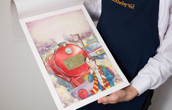 Harry Potter and the Philosopher’s Stone artwork sells for record £1.5m