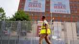 CNN braces for debate protests with huge fences outside its studio