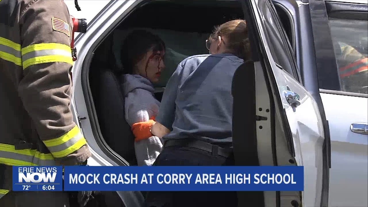 Mock Drunk Driving Accident Brings Real Lessons to Corry Area High School