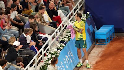 Photo: Matthew Ebden's mid-match act perfectly sums up Novak Djokovic's dominance