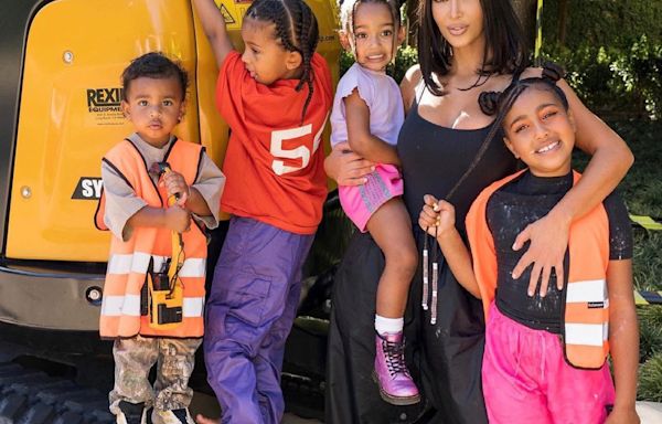 Kim Kardashian Details How Her Kids "Con" Her Into Getting Their Way