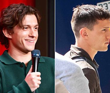 Tom Holland Ditches His Signature Curls for a New Shorter Hairstyle Ahead of 'Romeo & Juliet' Role in London