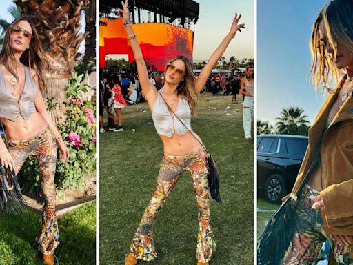 Coachella: Alessandra Ambrosio abre álbum de fotos no festival