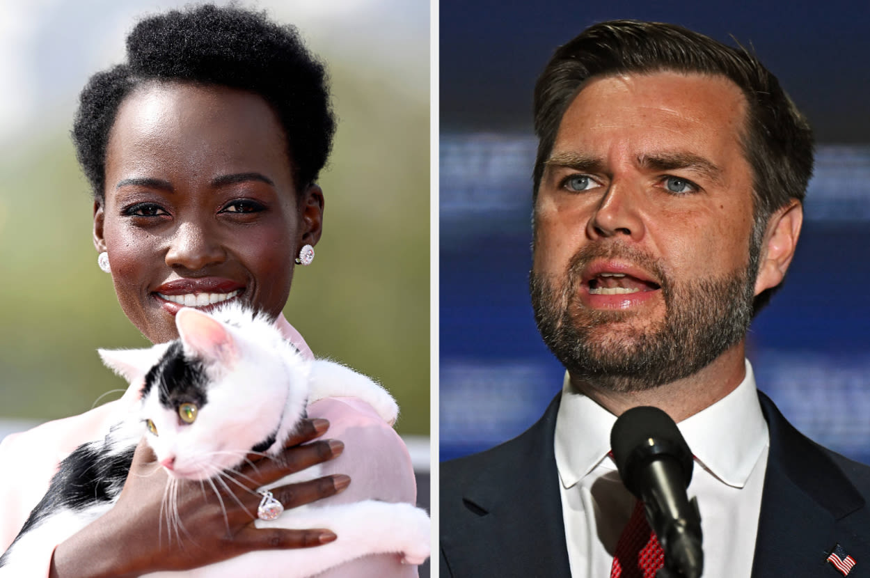 Lupita Nyong'o Took A Swipe At J.D. Vance After His "Childless Cat Lady" Comments, And It's Iconic