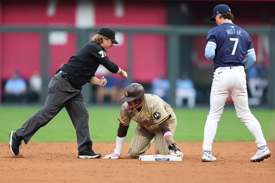 9-run eighth inning dooms Royals in Padres home series opener