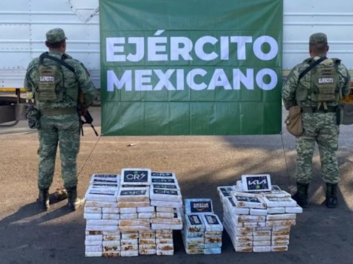 Militares dan duro golpe al narco en Sinaloa; decomisan 40 millones de pesos en cargamento de cocaína