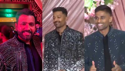 Video: Rohit Sharma, Hardik Pandya & Suryakumar Yadav Honoured By Ambani Family For T20 WC ...