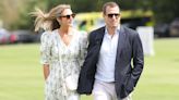 Peter Phillips and Harriet Sperling at Prince William's polo match