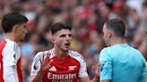 Player Ratings: Rice Sees Red as Arsenal Drop Points to Brighton