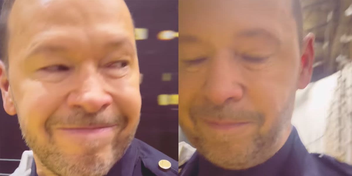 'Blue Bloods' Star Donnie Wahlberg Breaks Down in New Video on Instagram