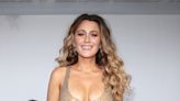 Blake Lively fans wowed by Seventies-inspired gold jumpsuit at New York Fashion Week