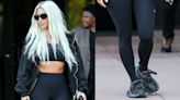 Kim Kardashian Gets Sporty in Balenciaga Sneakers While Out and About in Los Angeles