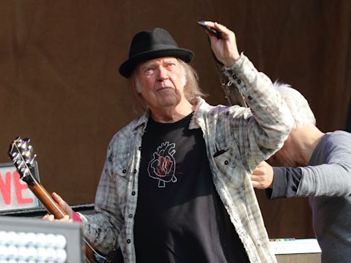 Neil Young is heading back on stage after axing Crazy Horse gigs amid band illness
