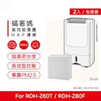 兩入免運費 蟎著媽 副廠濾網 適用 3M 空氣清淨機 RDH-Z60T RDH-Z60TW RDHZ60T Z60TW