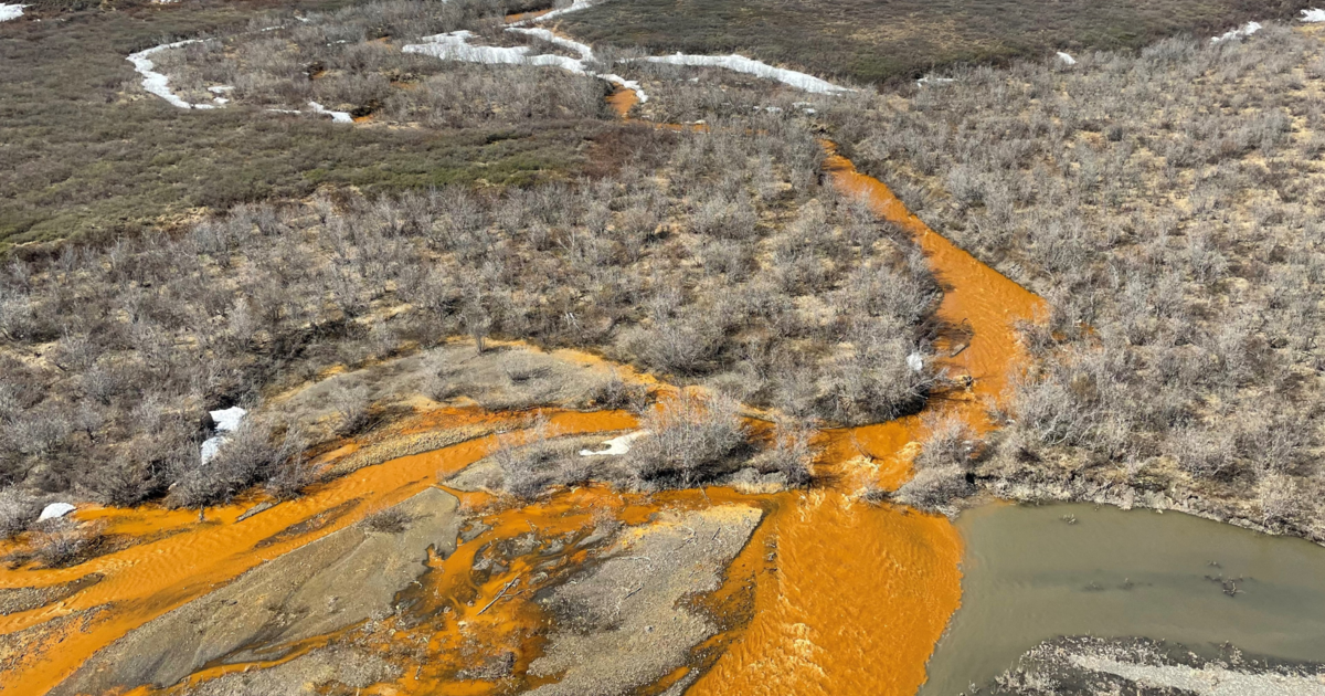 Why some of Alaska's rivers are turning orange