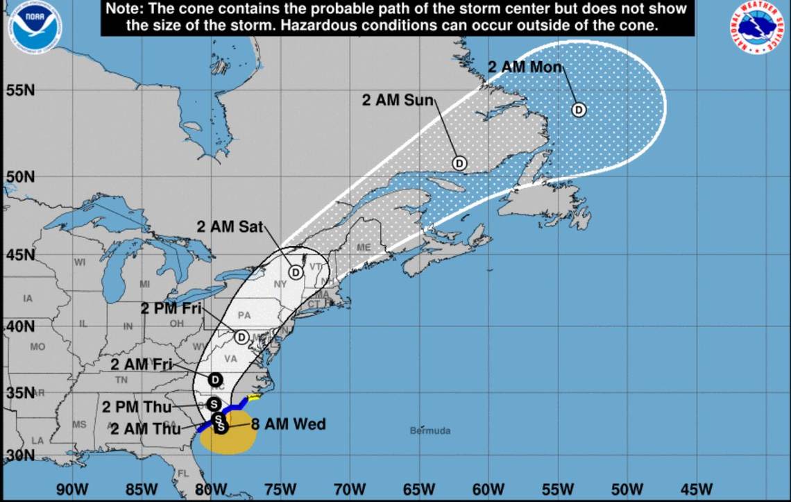 Debby Live Updates: Storm lingers off SC coast, sewer overflows caused by heavy rain