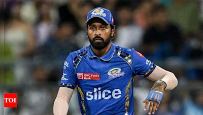 You keep fighting! With MI's playoffs hopes all but over, Hardik Pandya puts up a brave front | Cricket News - Times of India