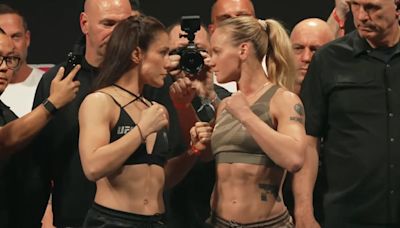 UFC 306 faceoff: Alexa Grasso vs. Valentina Shevchenko final staredown for trilogy fight