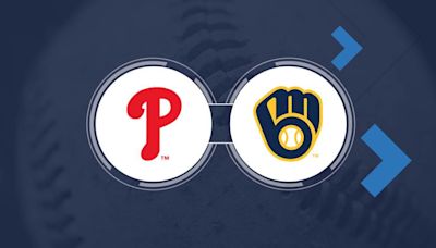 Phillies vs. Brewers TV Channel and Live Stream Info for June 3