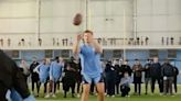 'This is so rough,' NFL Draft pick Drake Maye makes horror throw at pro day