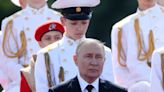 Moment Putin's Navy Day parade is marred by Ukraine attack amid Vlad's warning